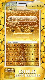 gold keyboard themes