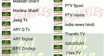 Live tv pak and world channels
