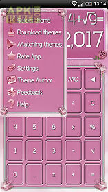 scalc pink roses theme