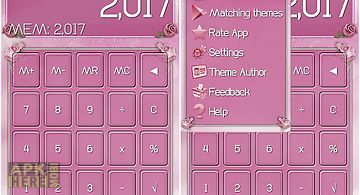 Scalc pink roses theme