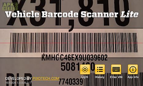 vehicle barcode scanner lite