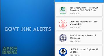 Daily govt job alerts daily gk