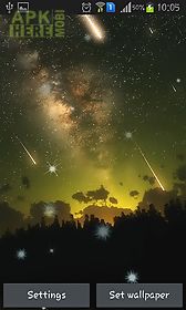 meteor live wallpaper