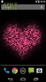 pixel heart live wallpaper