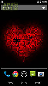 pixel heart live wallpaper