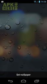 rain drops live 3d wallpaper  live wallpaper