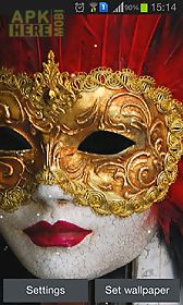 carnival mask live wallpaper