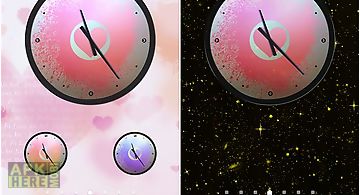 Love: clock Live Wallpaper