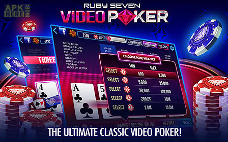 ruby seven video poker