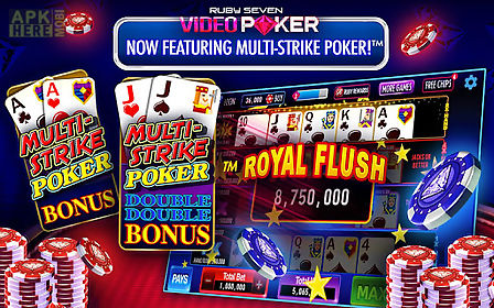 ruby seven video poker