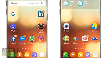 S6 launcher and s6 edge theme