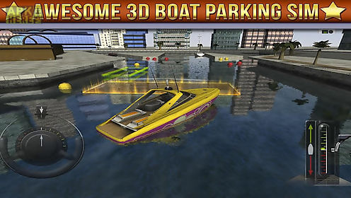3d boat parking simulator game