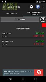 india daily gold silver price