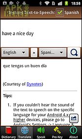 a+ dictionary translate speak