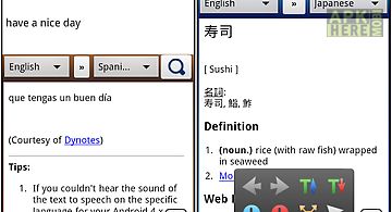 A+ dictionary translate speak