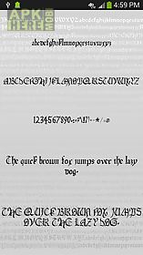 gothic fonts for flipfont