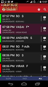 mumbai local train timetable