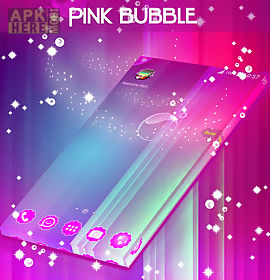 pink bubble go theme