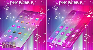 Pink bubble go theme