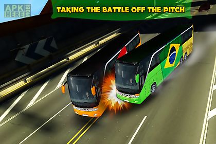 soccer team bus battle brazil