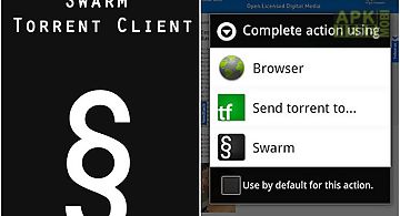 Swarm torrent client