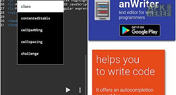 Anwriter free html editor