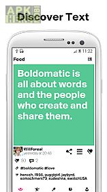 boldomatic - everything text