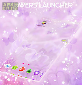 flowers go launcher theme