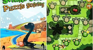 Strange snake game: puzzle solvi..