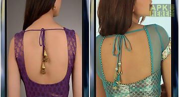Saree blouse neck mode