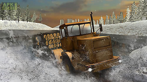 winter timber truck simulator