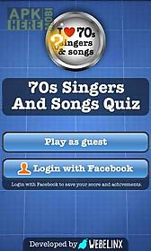 70s singers and songs quiz