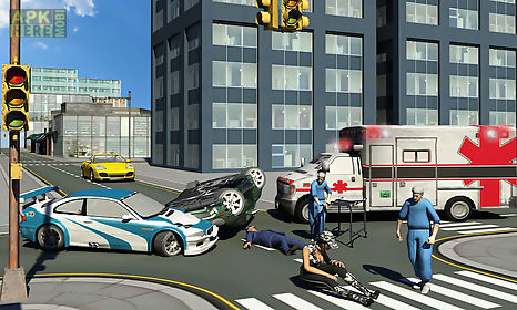 ambulance driver 3d parking