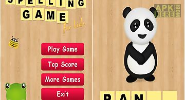 Animals spelling game for kids