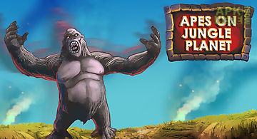 Apes on jungle planet