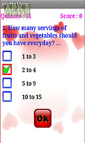 healthy living quiz