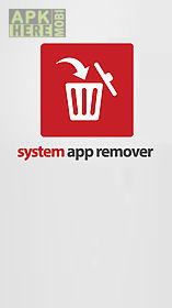 system app remover
