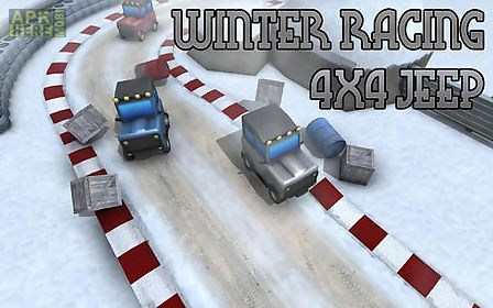 winter racing: 4x4 jeep