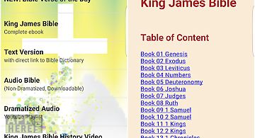 Bible king james audio & text