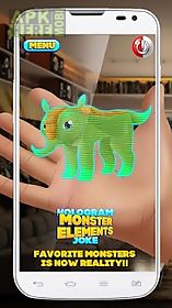 hologram monster elements joke