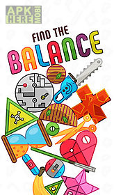 find the balance: physical funny objects puzzle