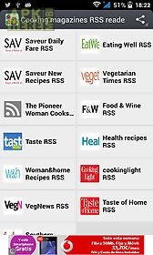 cooking magazines rss reader