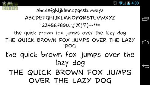 fonts for flipfont 50 hand
