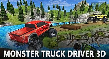 Monster truck driver 3d