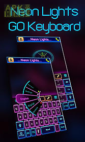 neon lights go keyboard theme