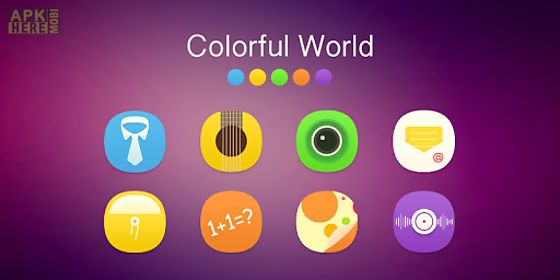 cm theme -colorful world