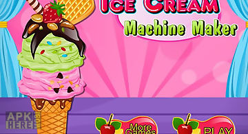 Ice cream decorating machine