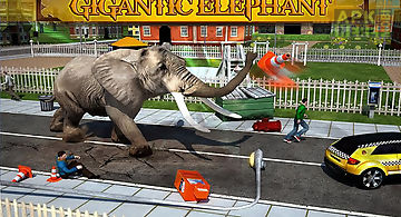 Angry elephant attack 3d
