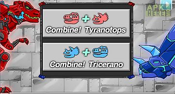 Dino robot - tyrano + tricera