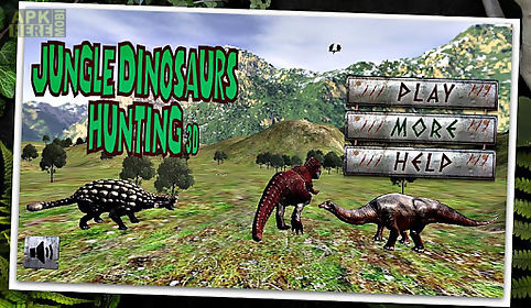 jungle dinosaurs hunting - 3d
